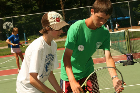 Boys Playing Tennis Boys Playing Tennis